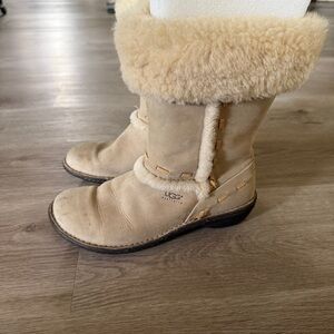 UGG Elijo Tan Sheepskin Boots